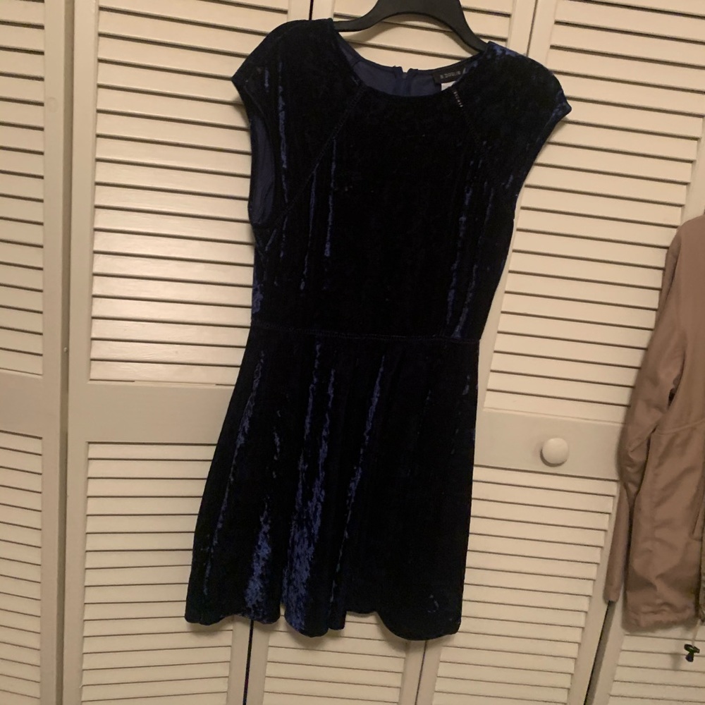 Blue Velvet Dress by B. Darlin